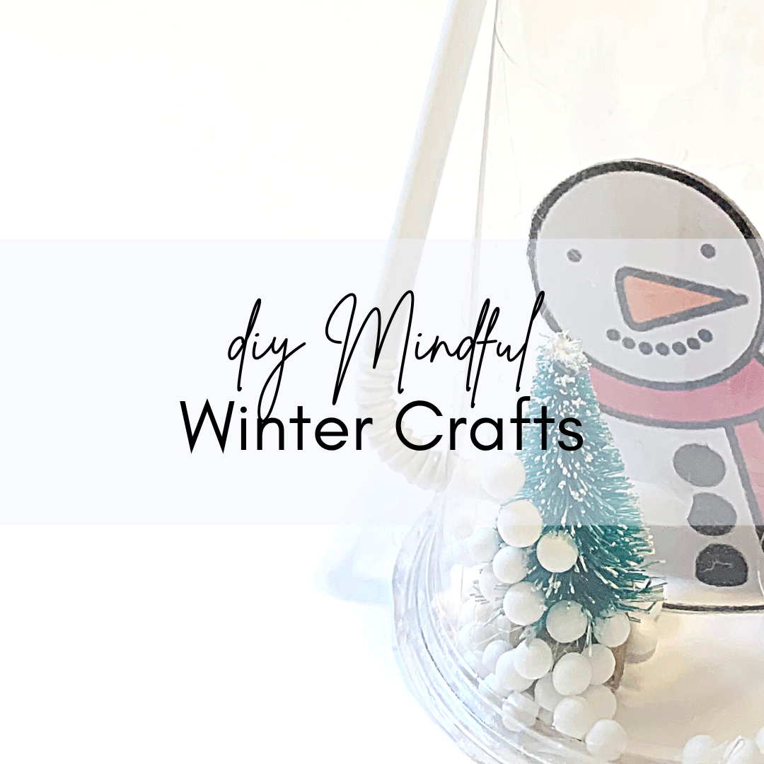 Easy Snowglobe Arts and Crafts Paper Suncatcher Kit Winter Party