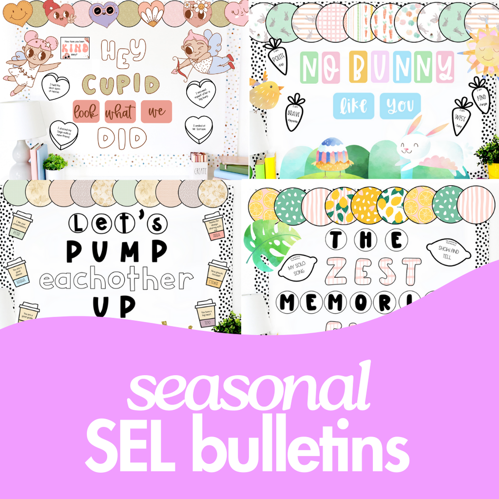 Fun Seasonal SEL Bulletin Boards Ideas for Teachers and Elementary Counselors