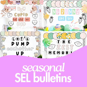 Fun Seasonal SEL Bulletin Boards Ideas for Teachers and Elementary Counselors